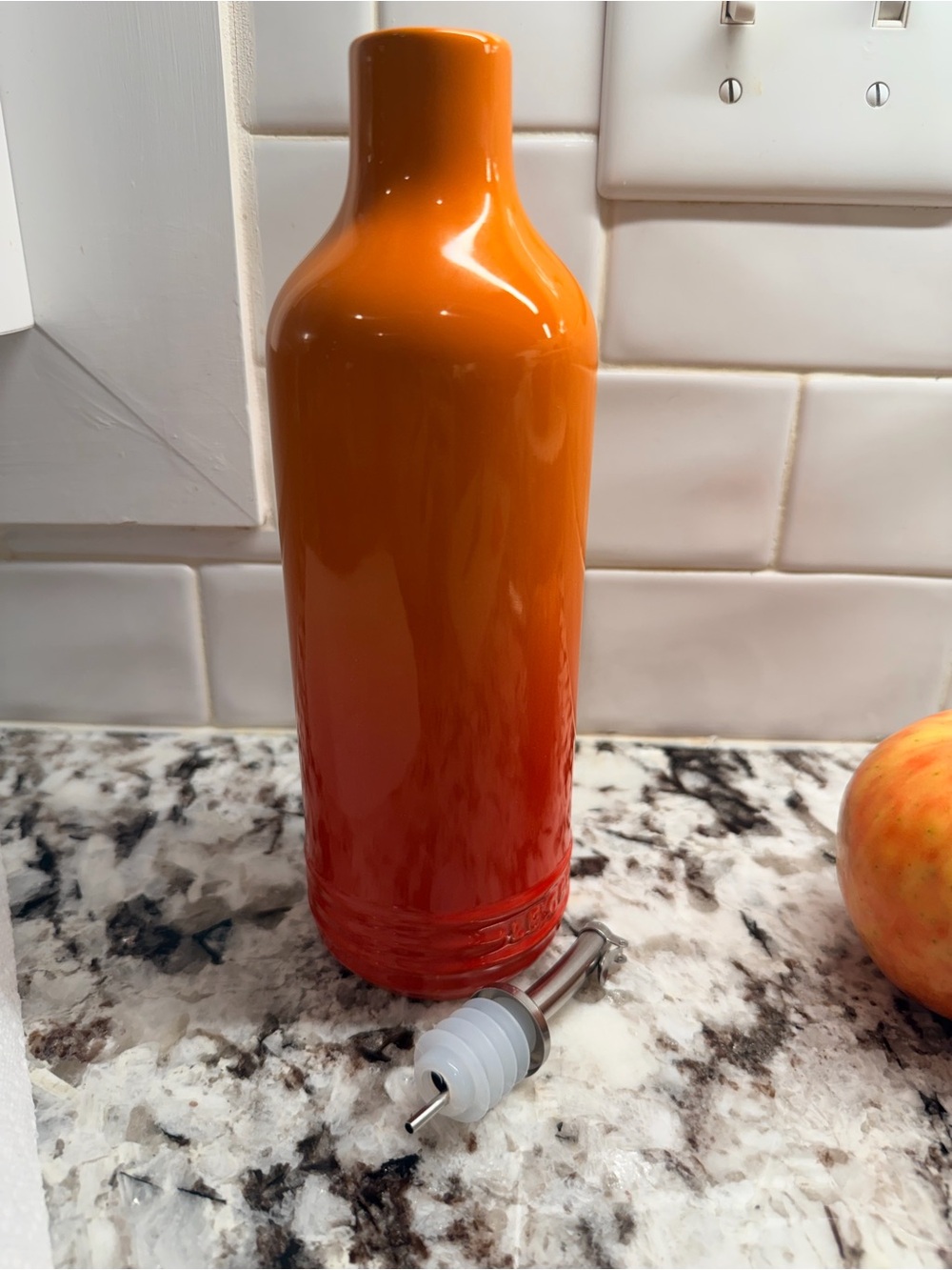 Le Creuset Orange Ombre Olive Oil Dispenser - Picture 6 of 6